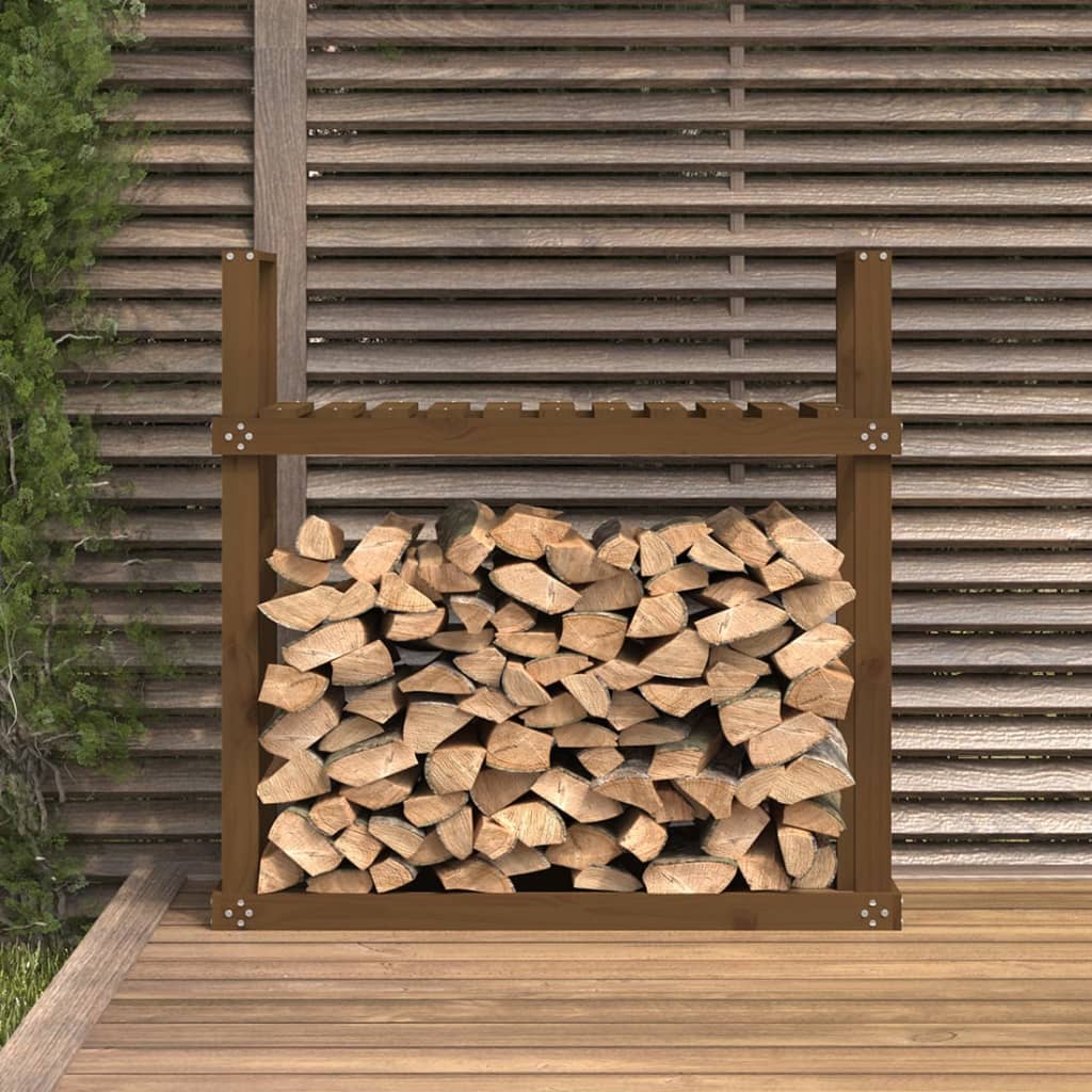 Küttepuude rest, meepruun, 110x35x108,5 cm, männipuit