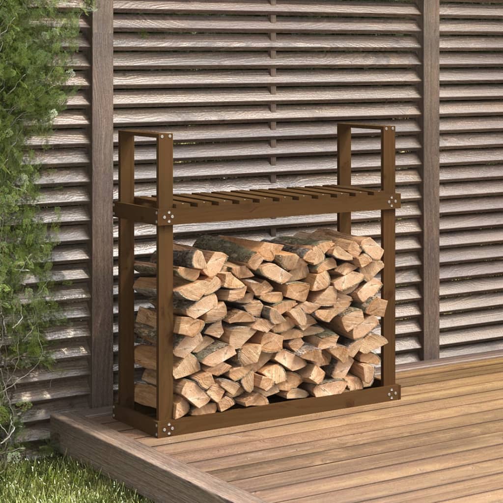 Küttepuude rest, meepruun, 110x35x108,5 cm, männipuit