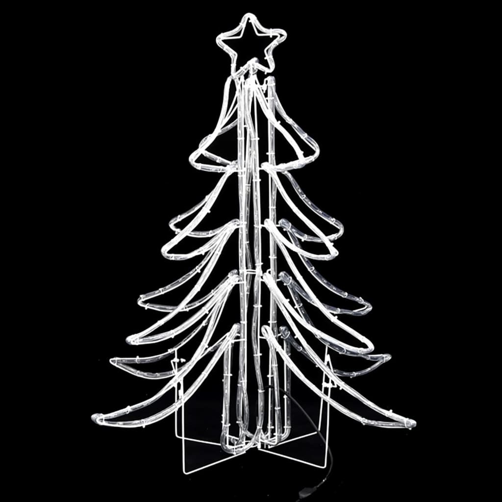 LED kokkupandavad jõulupuu figuurid, 2 tk soe valge 87x87x93 cm