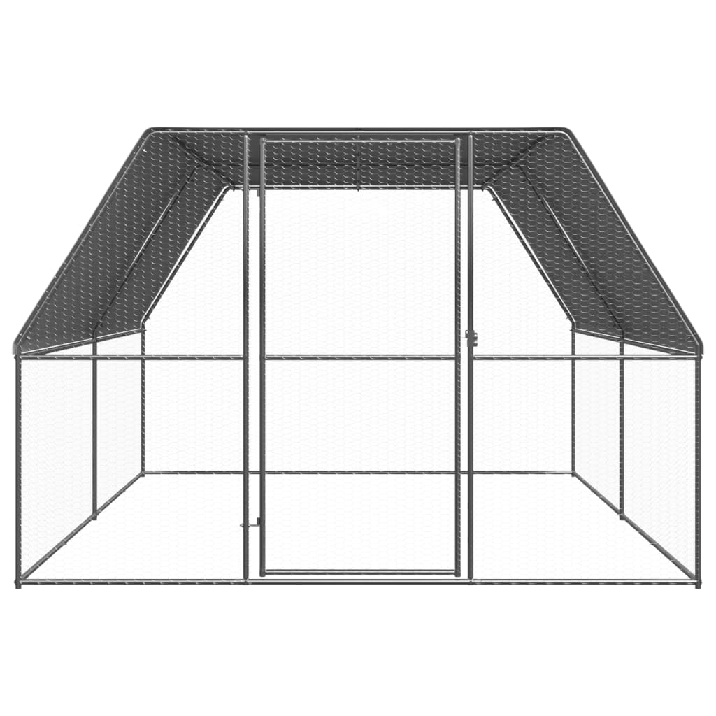 Õue kanapuur, 3 x 4 x 2 m, tsingitud teras
