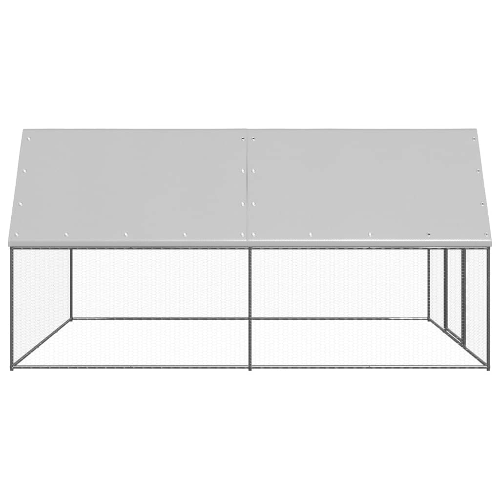 Õue kanapuur, 3 x 4 x 2 m, tsingitud teras