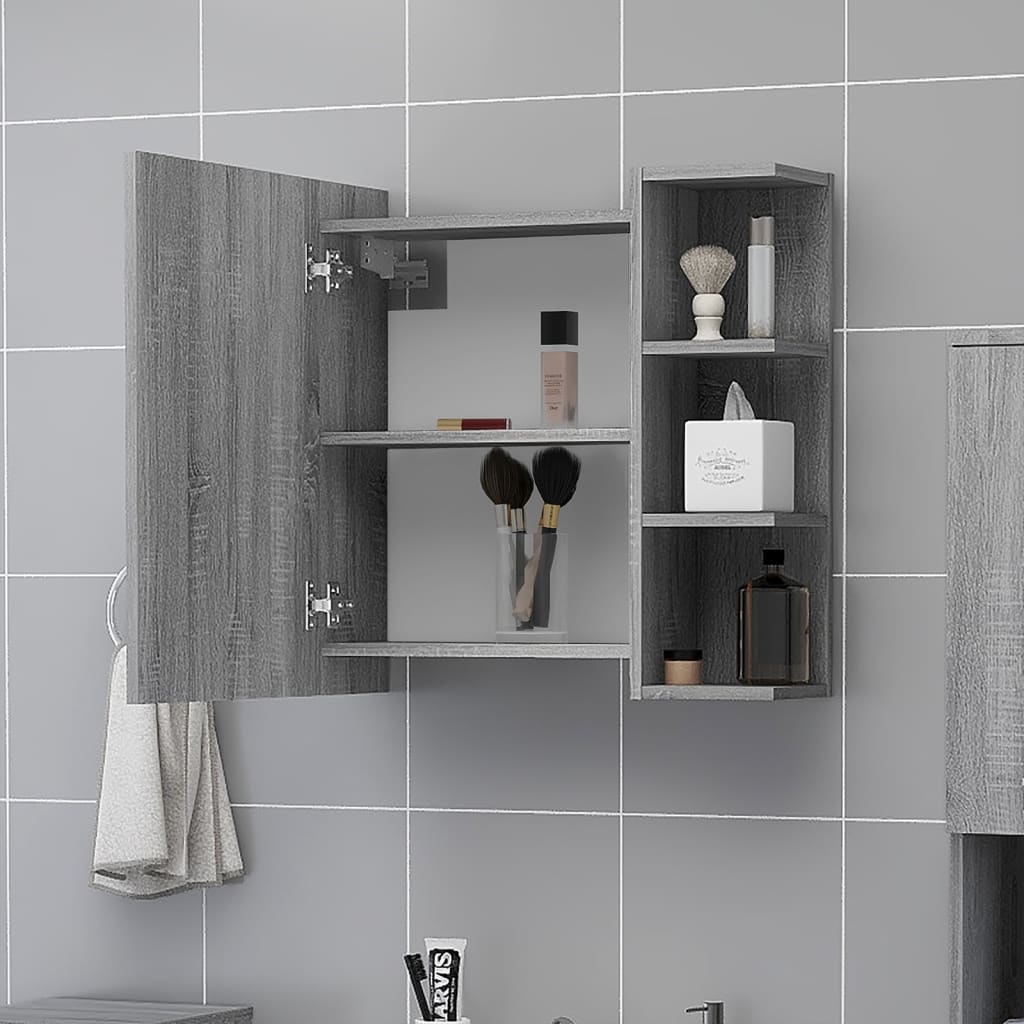 Vannitoakapp, hall Sonoma tamm, 62,5 x 20,5 x 64 cm, tehispuit