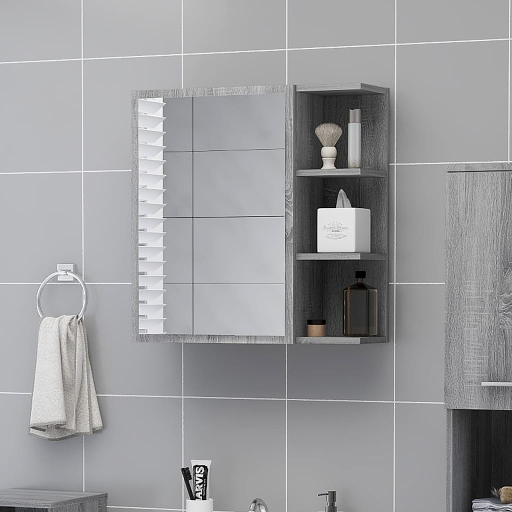 Vannitoakapp, hall Sonoma tamm, 62,5 x 20,5 x 64 cm, tehispuit