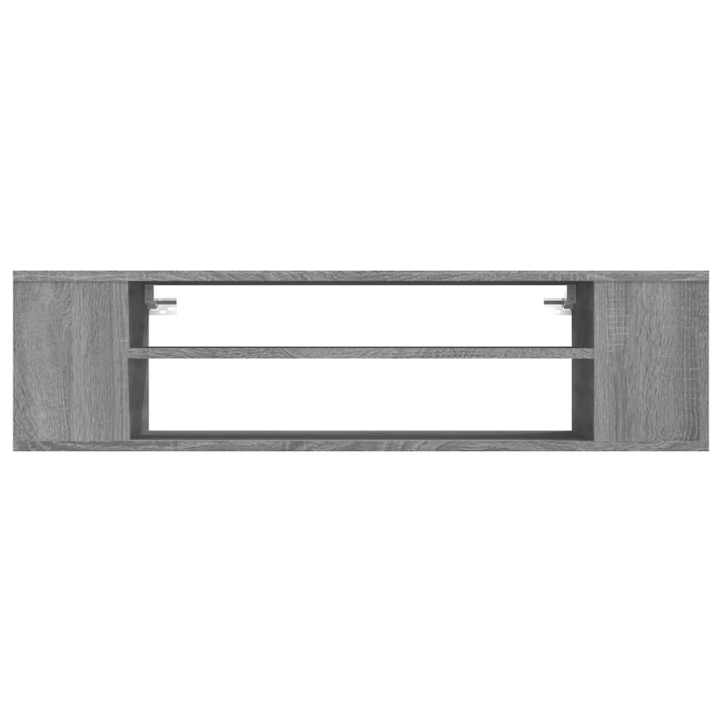 Seina telerikapp, hall Sonoma tamm, 100x30x26,5 cm, tehispuit