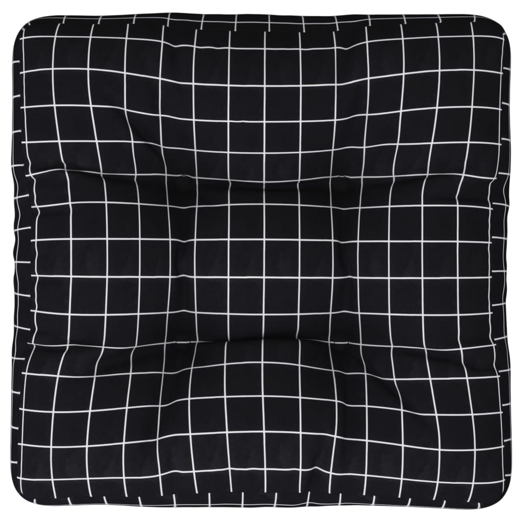 Euroaluse istmepadi, mustad ruudud, 50 x 50 x 12 cm, kangas