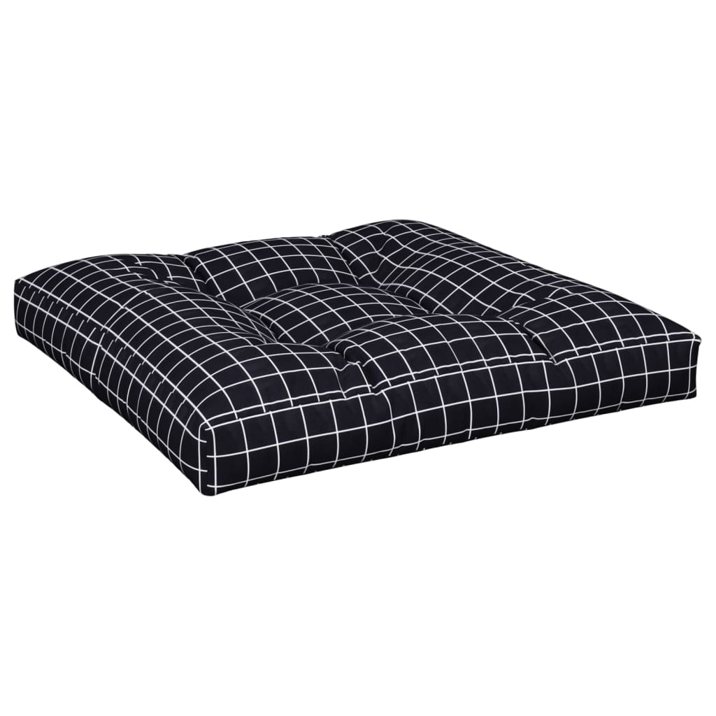 Euroaluse istmepadi, mustad ruudud, 80 x 80 x 12 cm, kangas