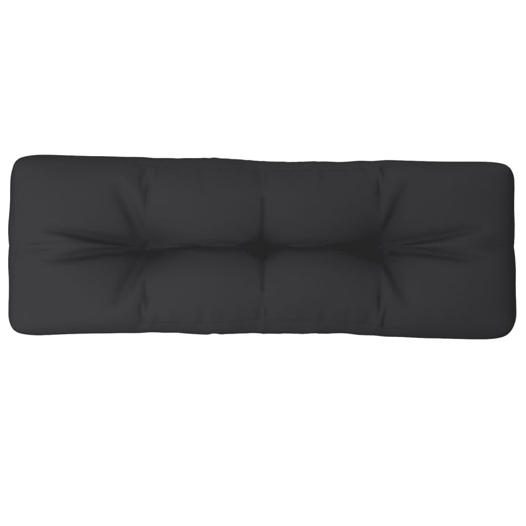 Euroaluse istmepadi, must, 120x40x12 cm, kangas