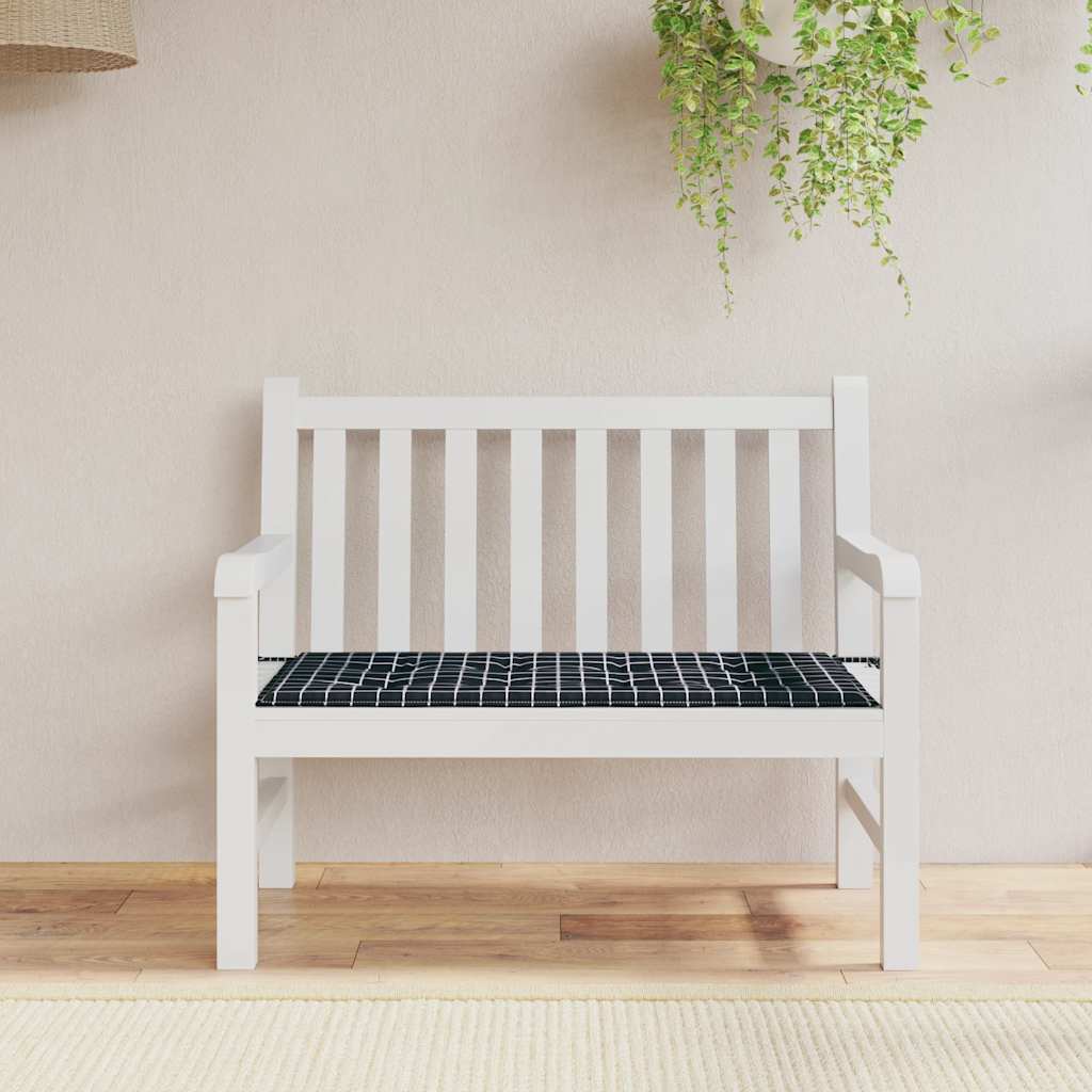 Aiapingi istmepadi, must ruudumuster, 120x50x3 cm, kangas