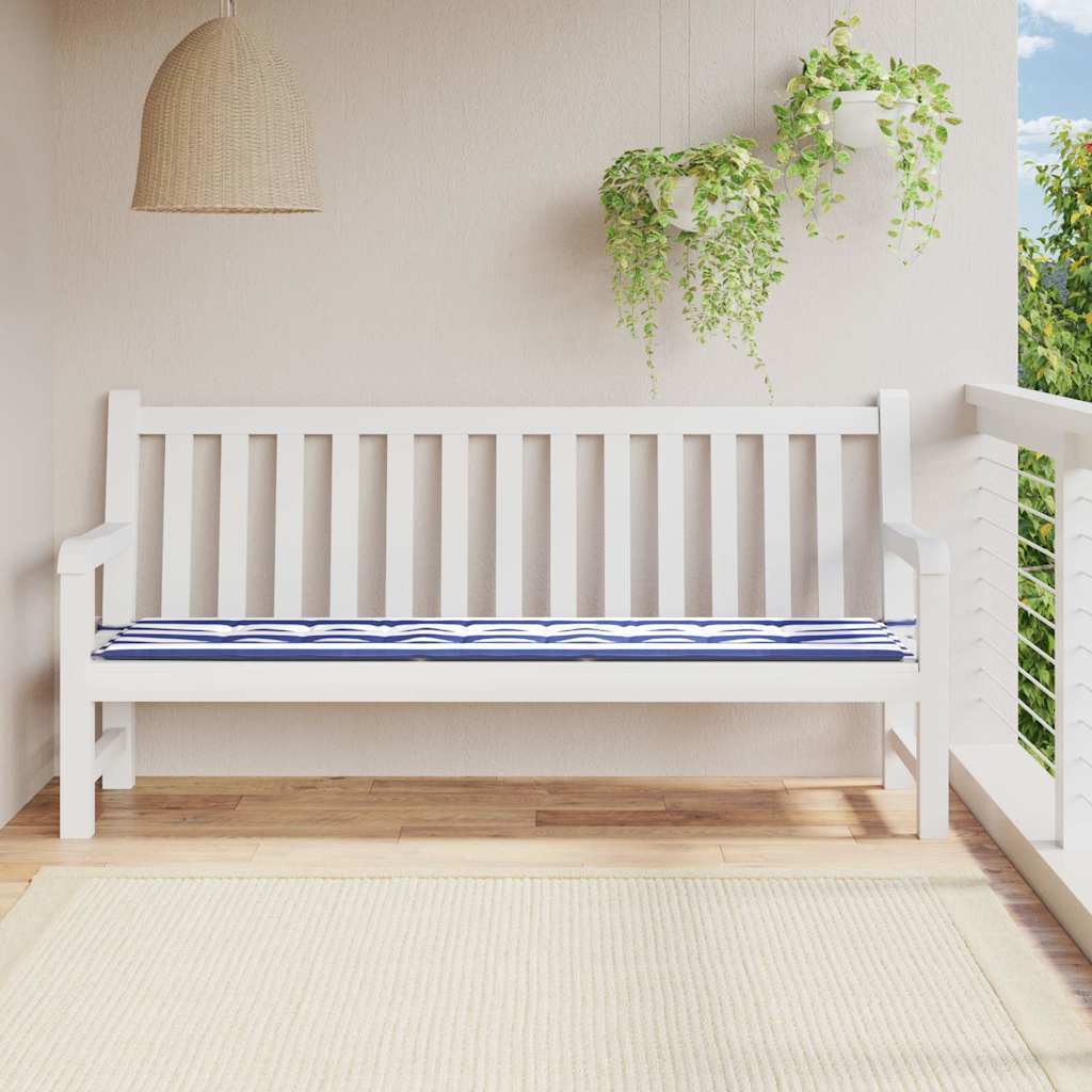 Aiapingi istmepadi, sinise/valge triibuline, 200x50x3 cm