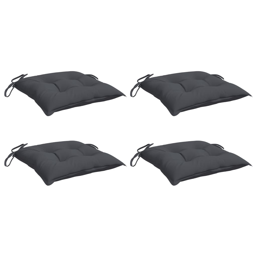 Tooli istmepadjad 4 tk antratsiithall 50x50x7 cm oxford-kangas