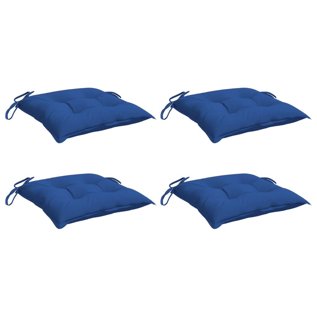 Istmepadjad euroalusele 4 tk, sinine, 50x50x7 cm, oxford kangas