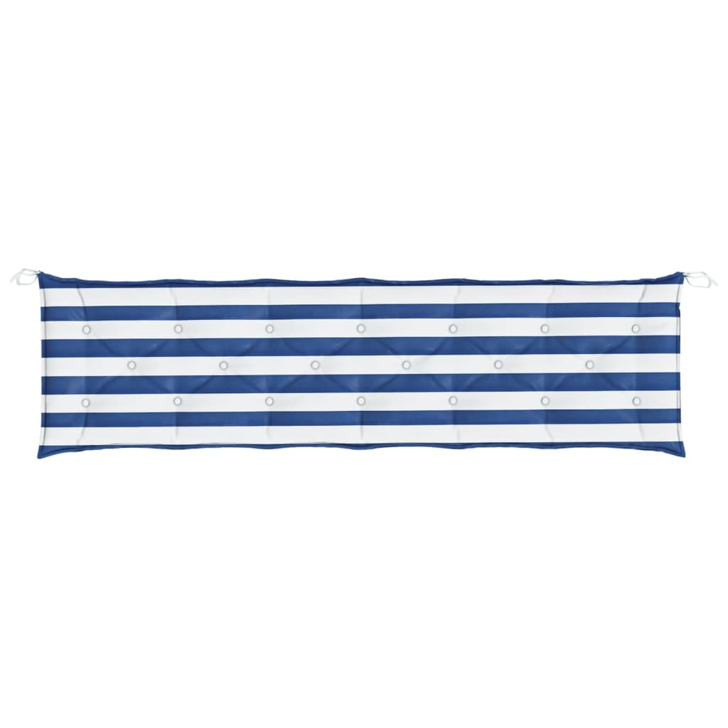 Aiapingi istmepadi, sinise/valge triibuline, 200 x 50 x 7 cm