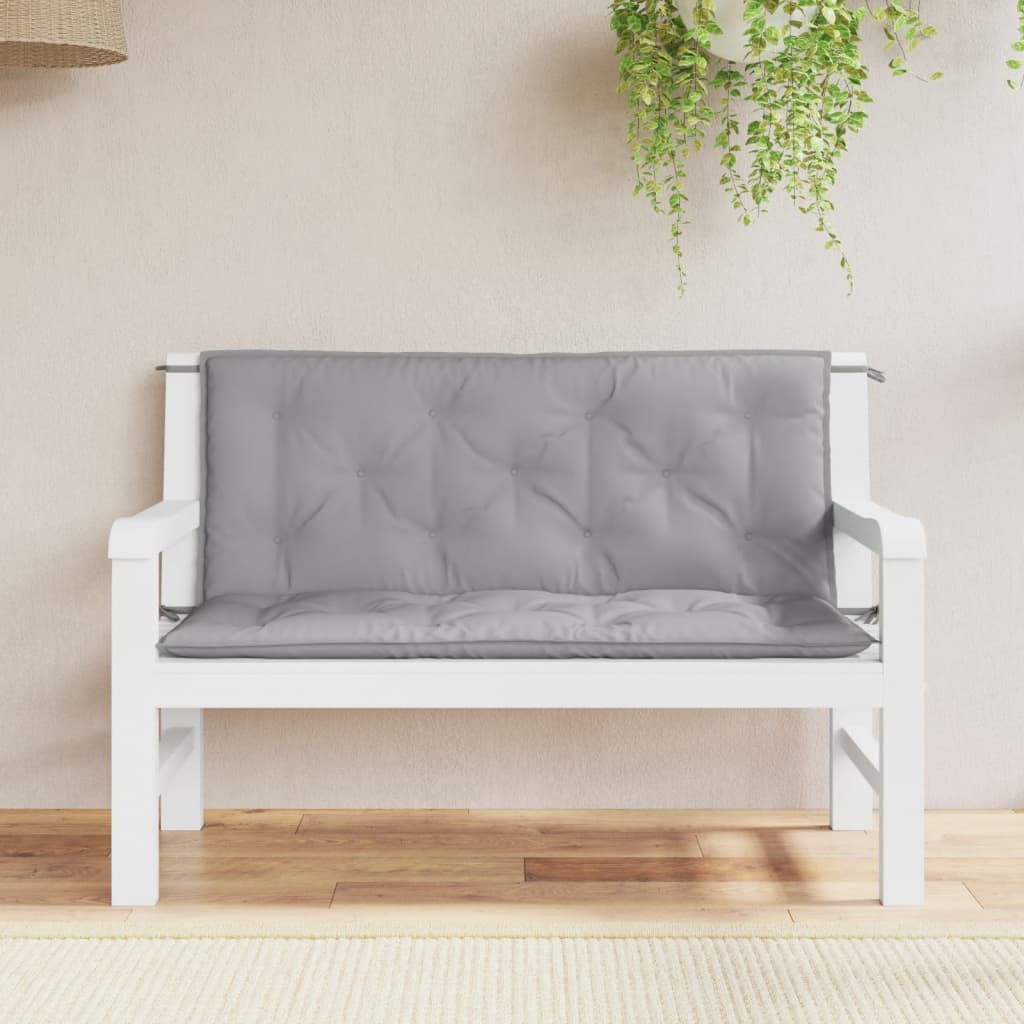 Aiapingi istmepadjad 2 tk, hall, 120x50x7 cm, oxford-kangas