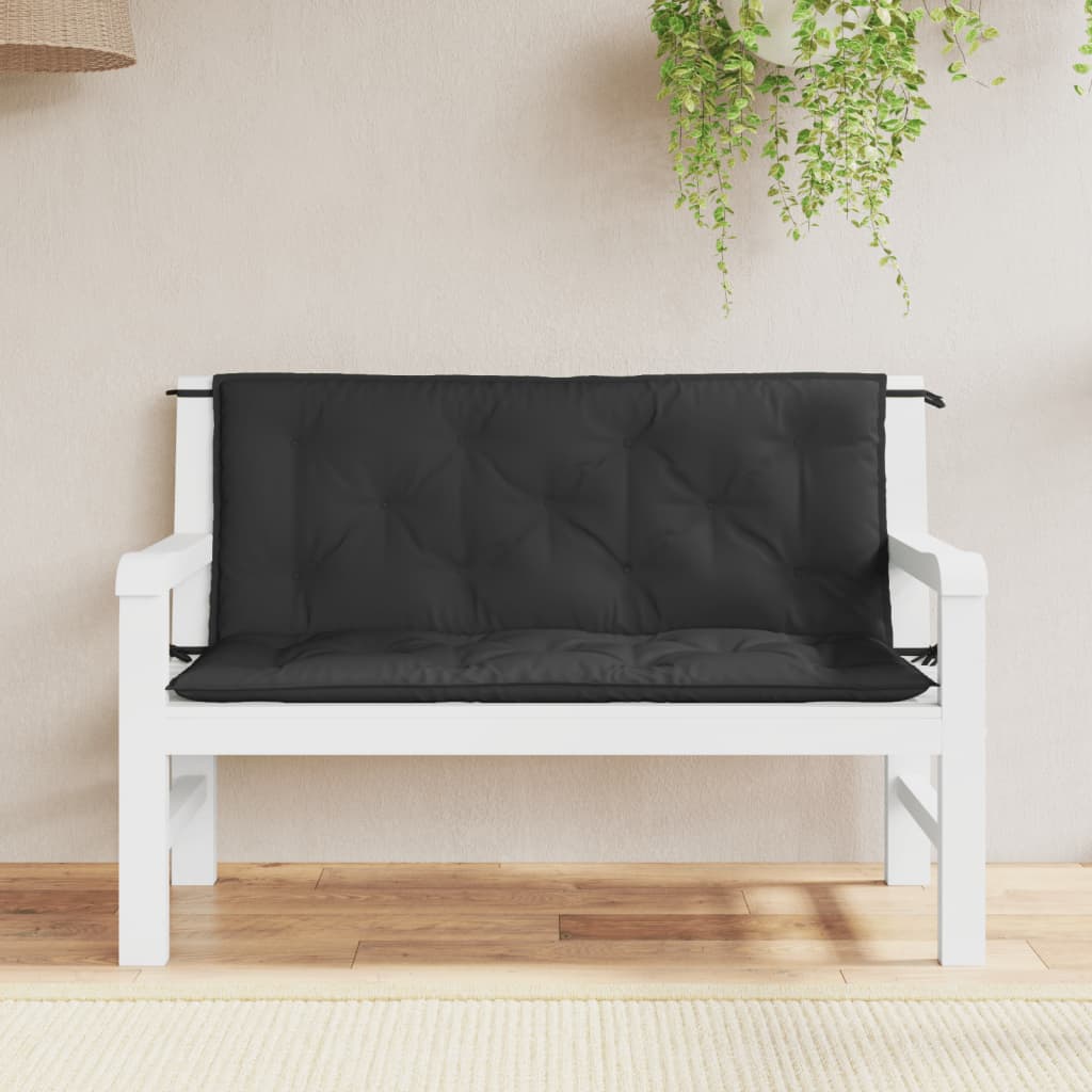 Aiapingi istmepadjad 2 tk, must, 120x50x7 cm, oxford-kangas