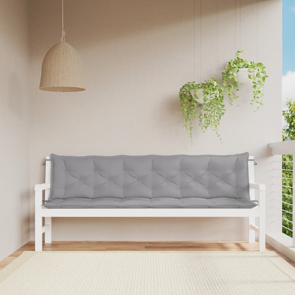 Aiapingi istmepadjad 2 tk, hall, 200x50x7 cm, oxford-kangas