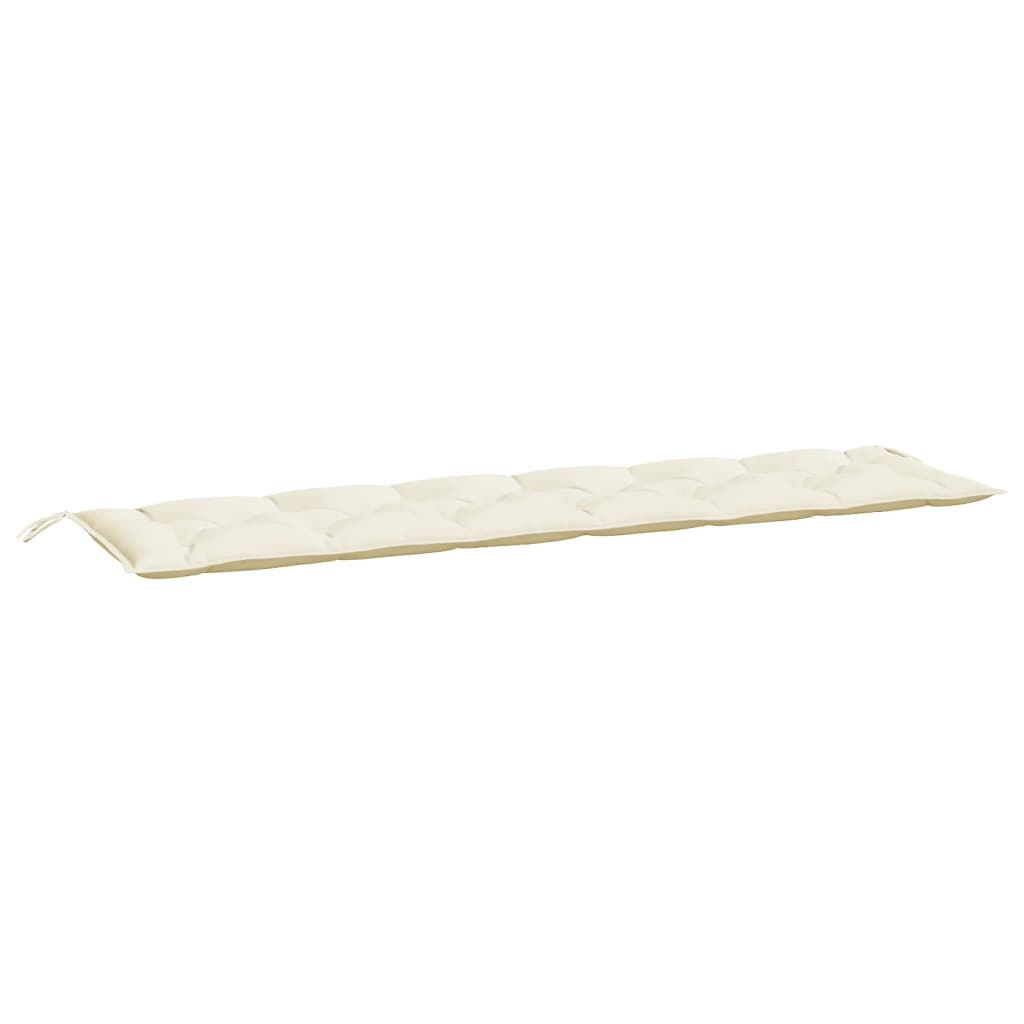 Aiapingi istmepadjad 2tk, kreemvalge, 200x50x7cm, oxford-kangas