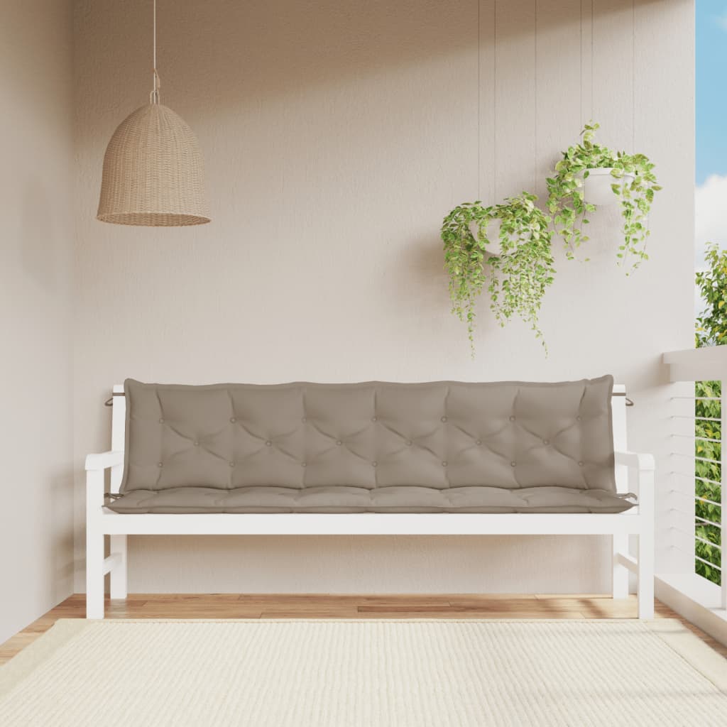 Aiapingi istmepadjad 2 tk, pruunikashall, 200x50x7 cm