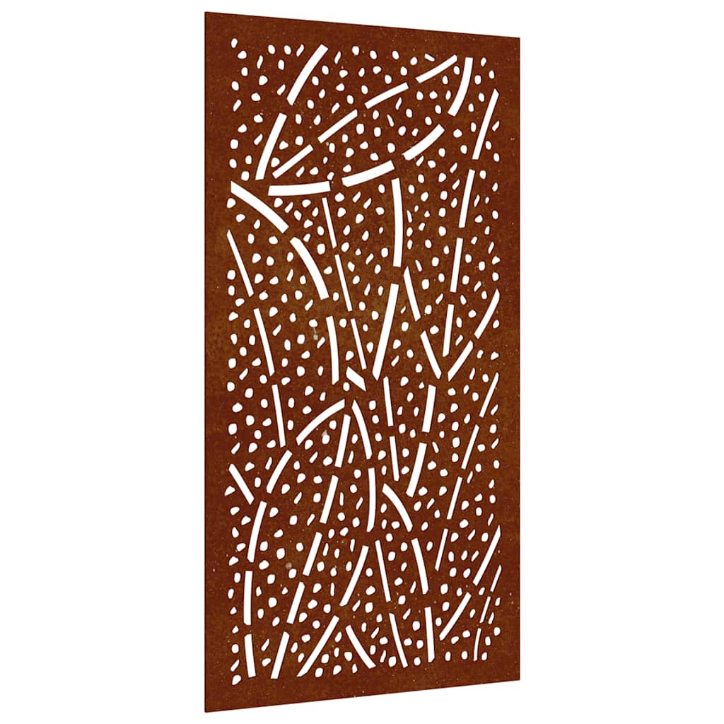 Aia seinakaunistus, 105x55 cm, Corteni teras, lehedisain