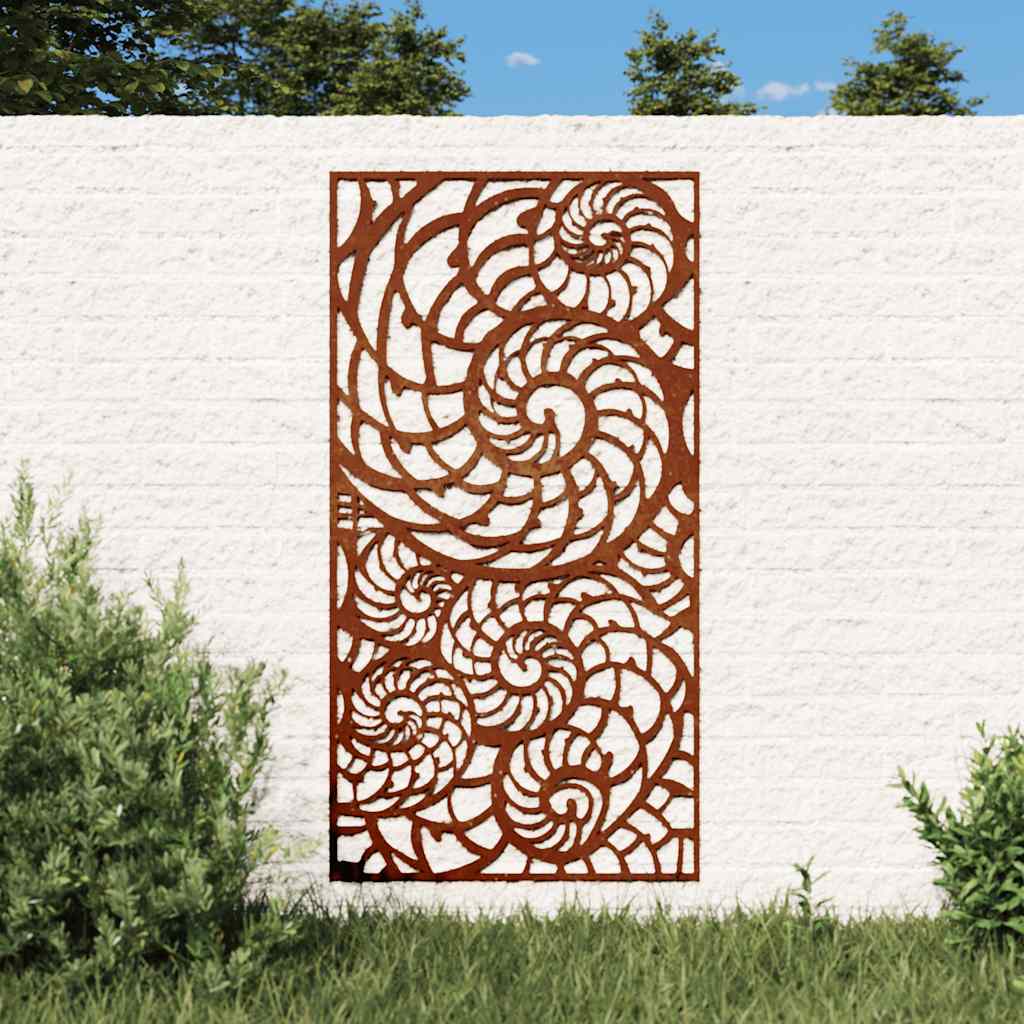 Aia seinakaunistus, 105x55 cm, Corteni teras, merikarbi disain