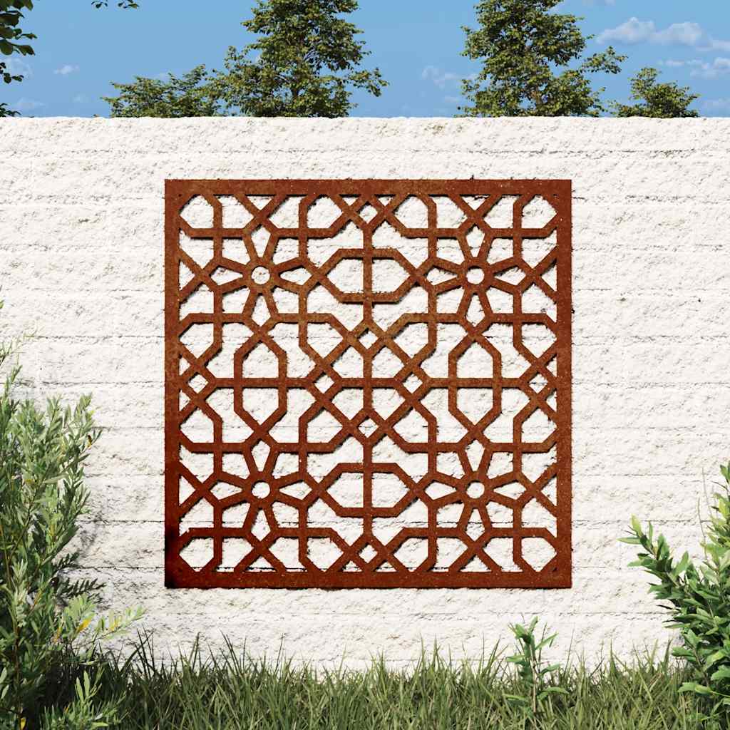 Aia seinakaunistus, 55 x 55 cm, Corteni teras, mauri disain