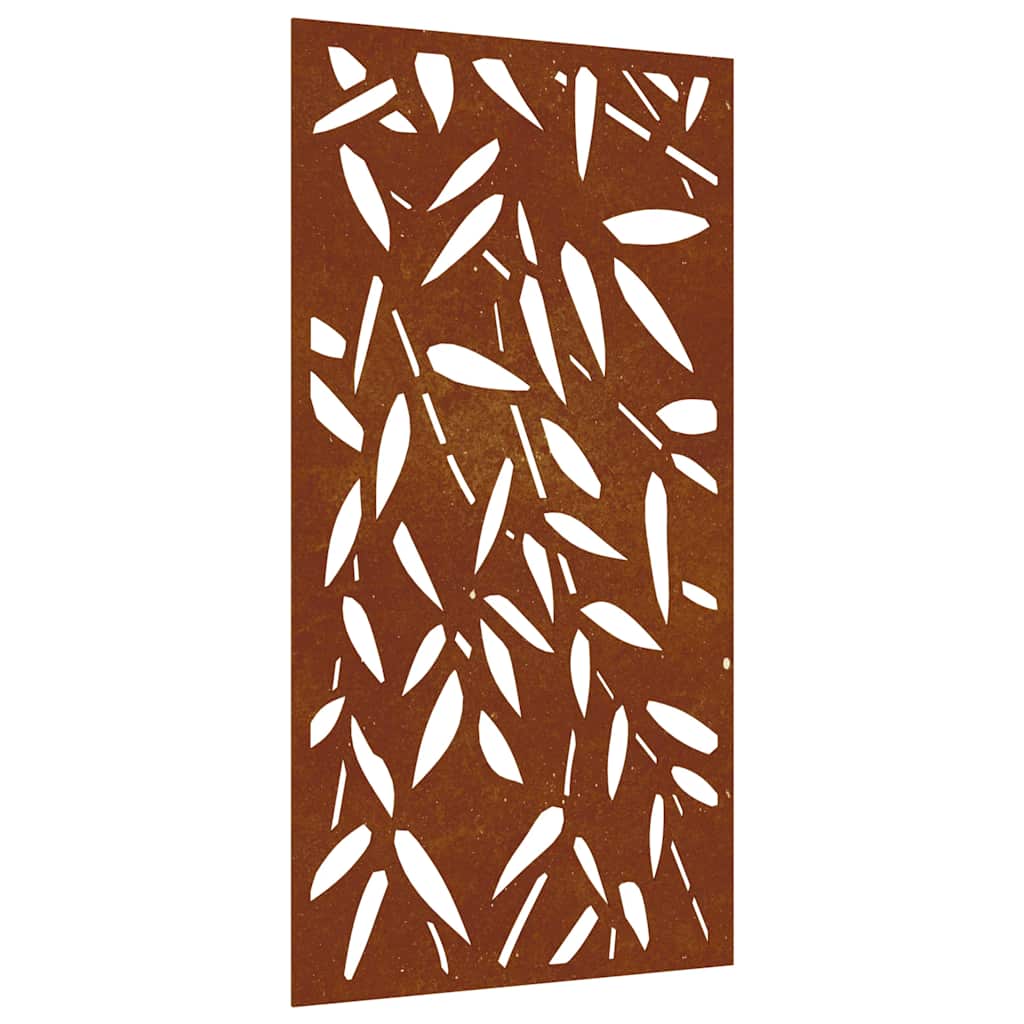 Aia seinakaunistus, 105x55 cm Corteni teras bambuse lehe disain