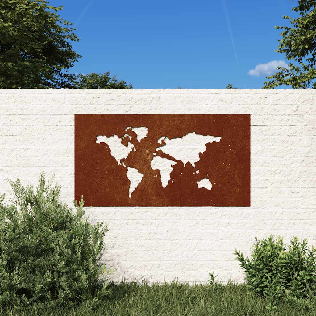 Aia seinakaunistus, 105x55 cm, Corteni teras, kaardidisain