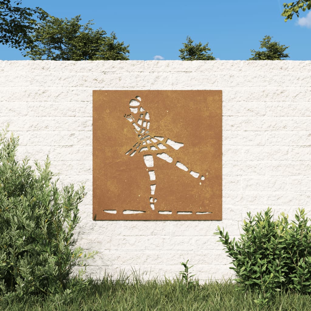 Aia seinakaunistus, 105x55 cm, Corteni teras, baleriini disain