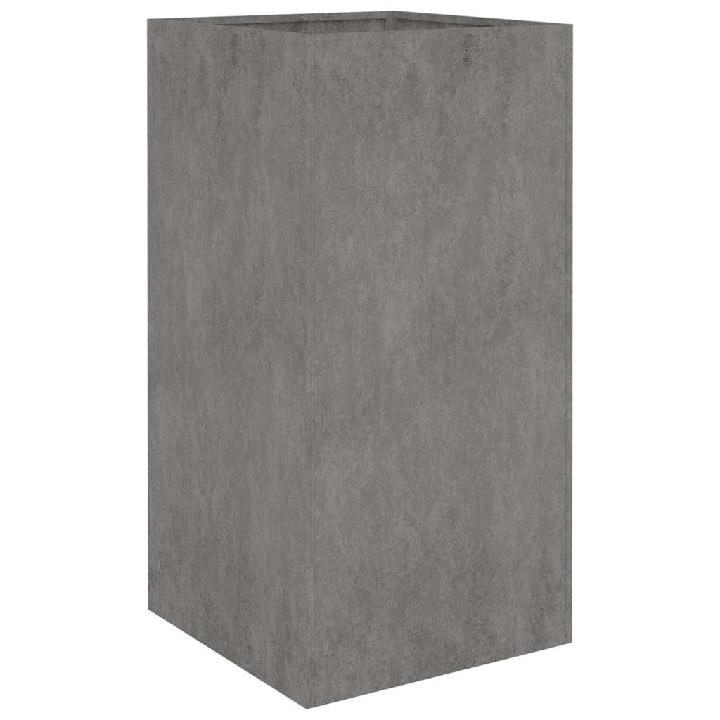 Taimekast, 40 x 40 x 80 cm, Corten teras