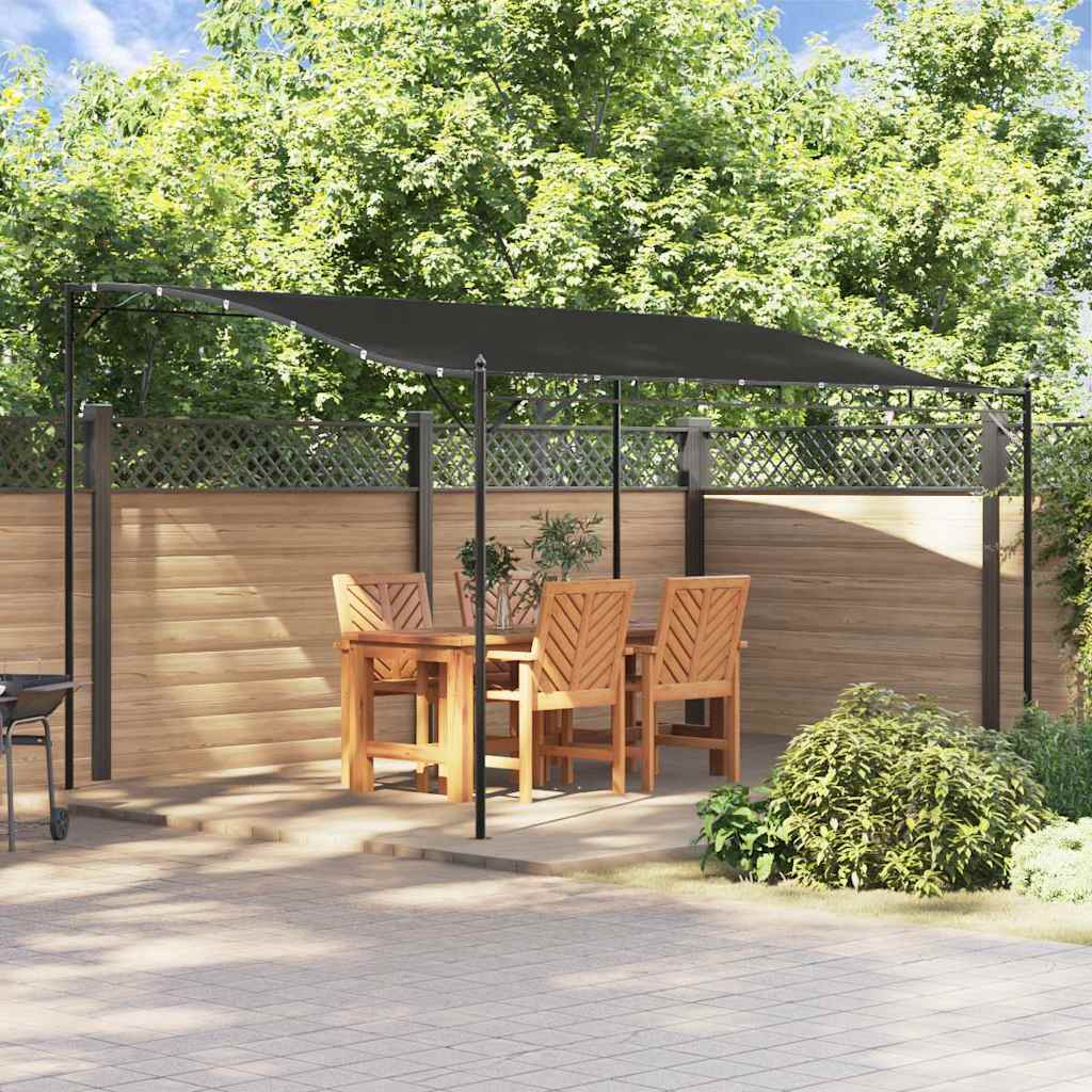 Varjualune, antratsiithall, 4 x 3 m, 180 g/m², kangas ja teras