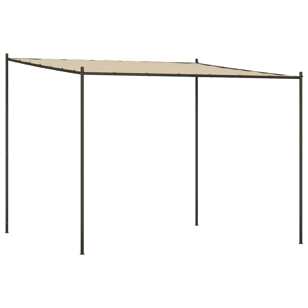 Varikatus, beež, 3x3 m 180 g/m², kangas ja teras