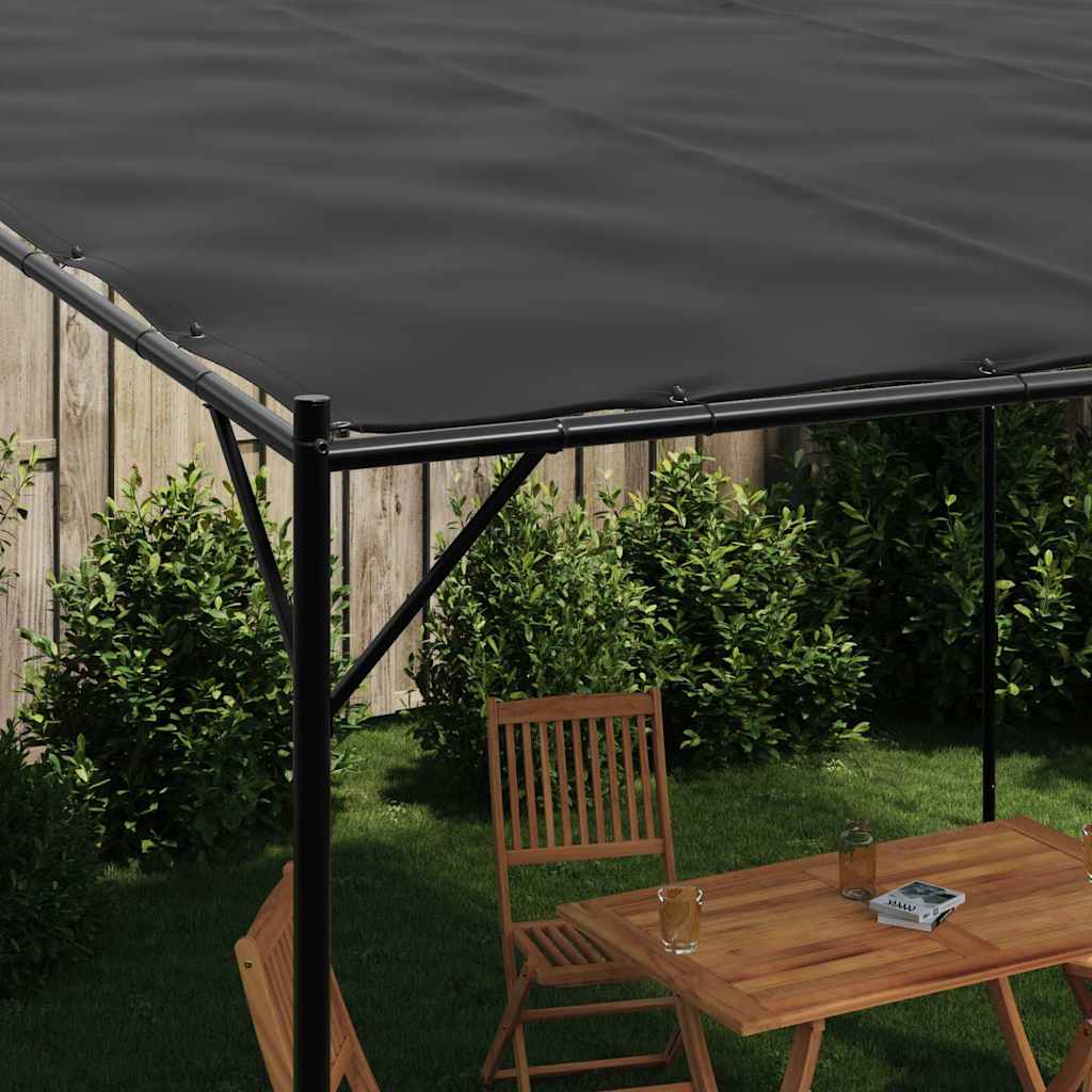 Varikatus, antratsiithall, 4x4 m 180 g/m², kangas ja teras