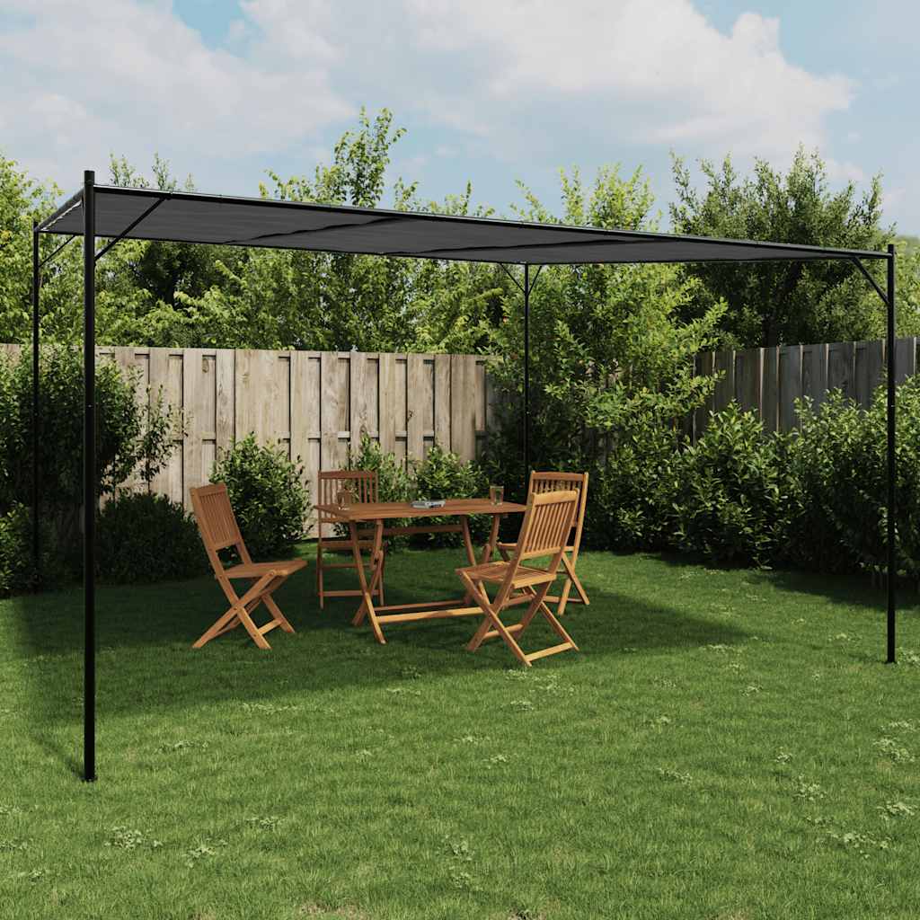 Varikatus, antratsiithall, 4x4 m 180 g/m², kangas ja teras