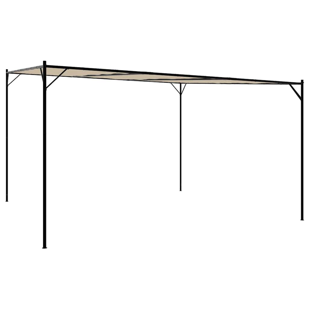 Varikatus, beež, 4x4 m 180 g/m², kangas ja teras