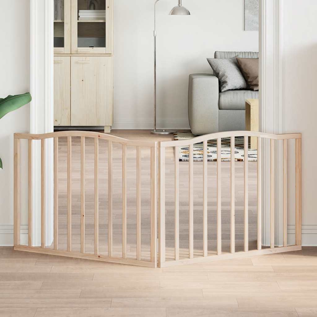 Kokkupandav koeravärav, 2 paneeli, 160 cm, paplipuit