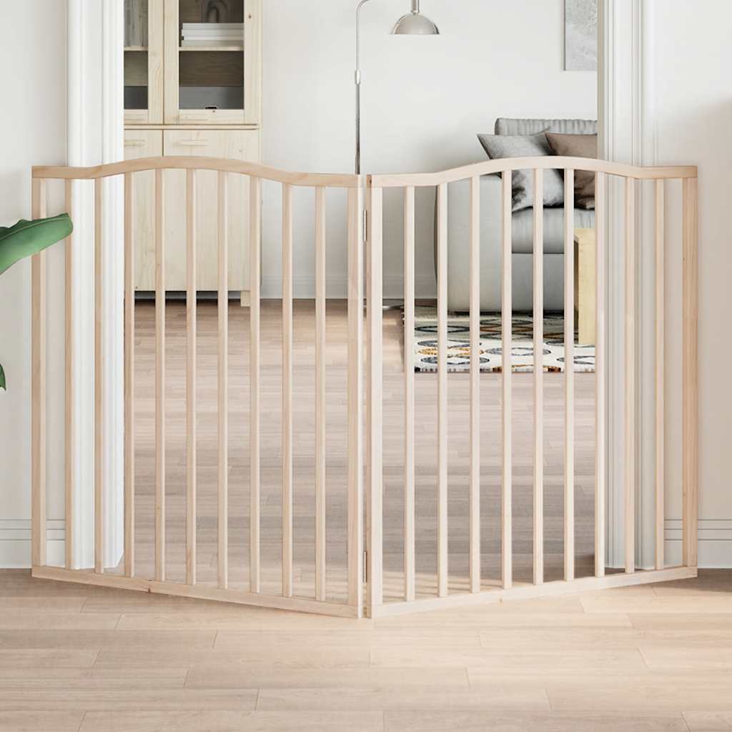 Kokkupandav koeravärav, 2 paneeli, 160 cm, paplipuit