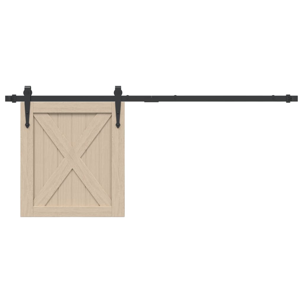 Minisuuruses liugukse komplekt, must, 122 cm, süsinikteras