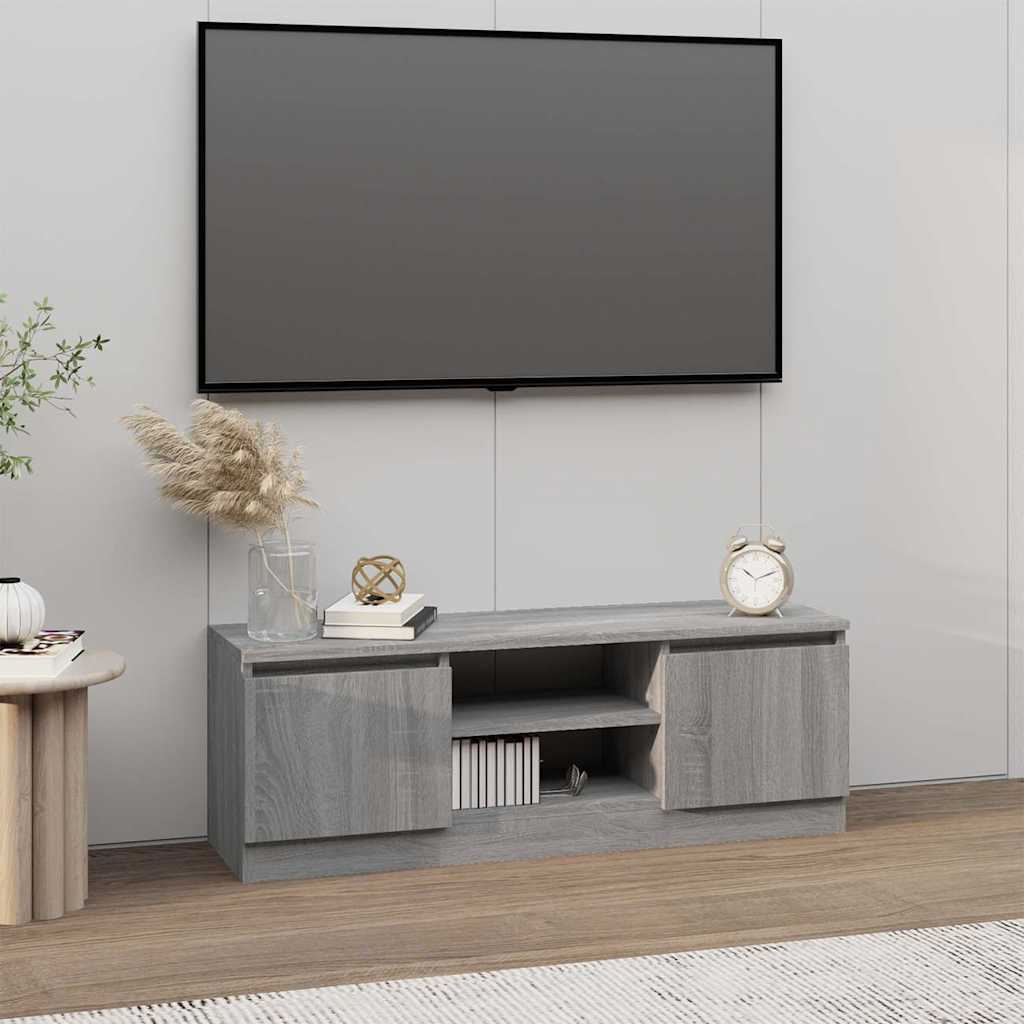 Uksega telerikapp, hall Sonoma, 102 x 30 x 36 cm