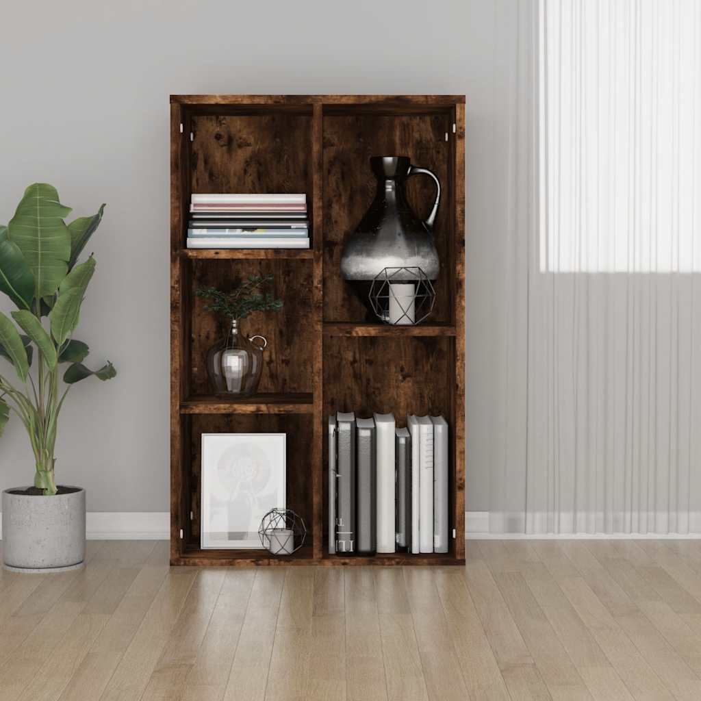 Raamatukapp/puhvetkapp, suitsutamm, 50 x 25 x 80 cm, tehispuit
