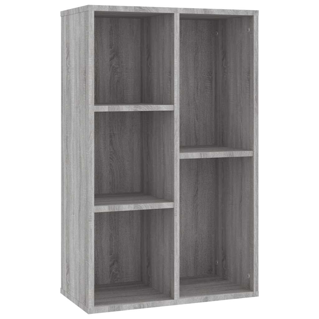 Raamatukapp/puhvetkapp, hall Sonoma tamm, 50x25x80 cm tehispuit