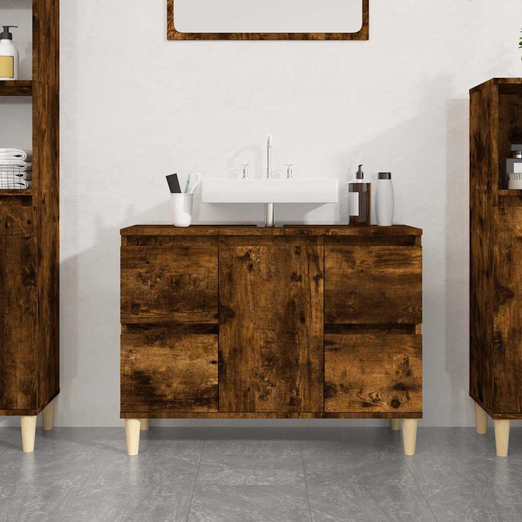 Valamukapp, suitsutatud tamm, 80 x 33 x 60 cm, tehispuit