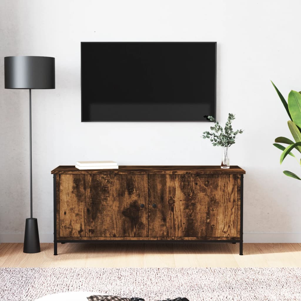 Ustega telerikapp, suitsutatud tamm, 102x35x45 cm, tehispuit