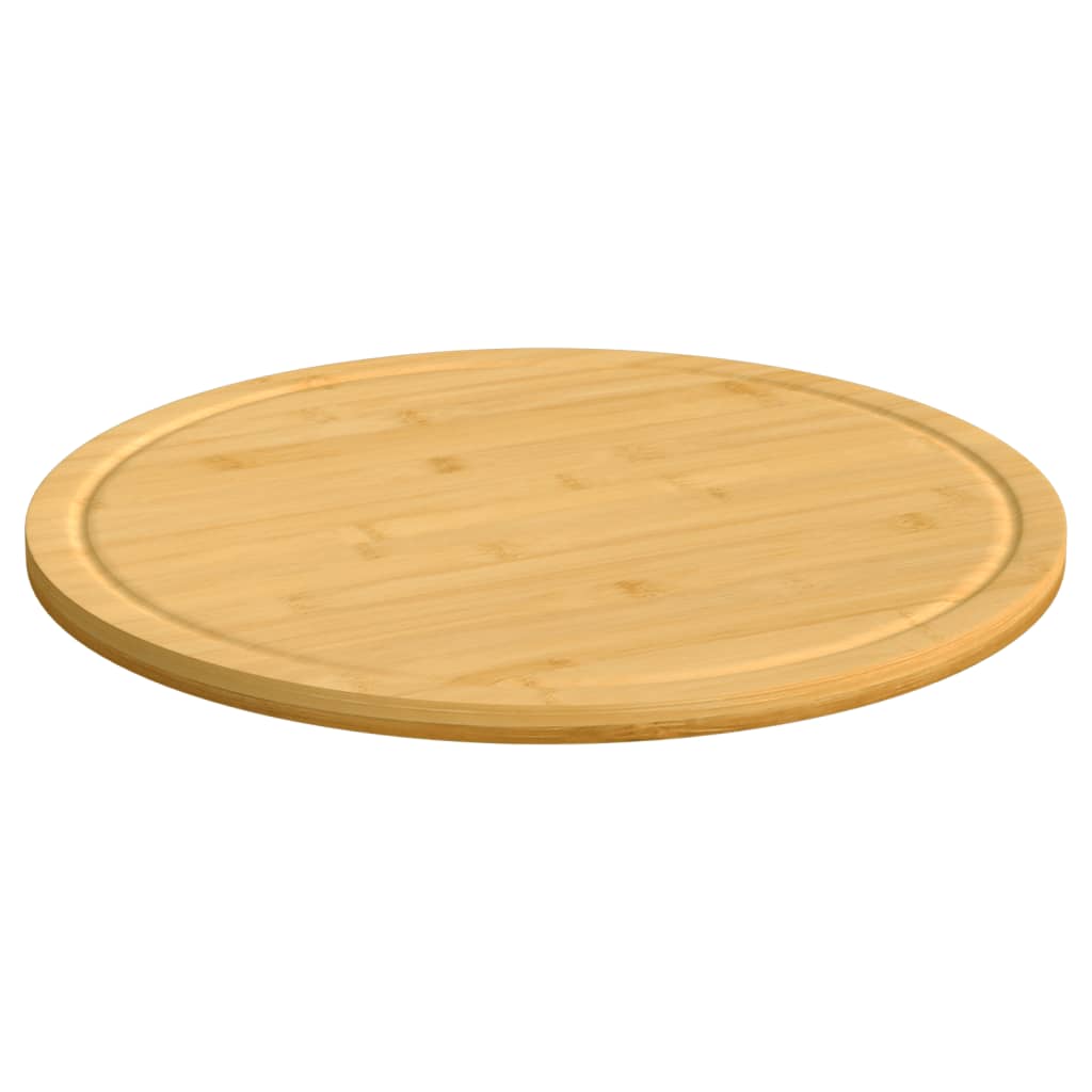 Lõikelauad 6 tk, Ø40x1,5 cm, bambus