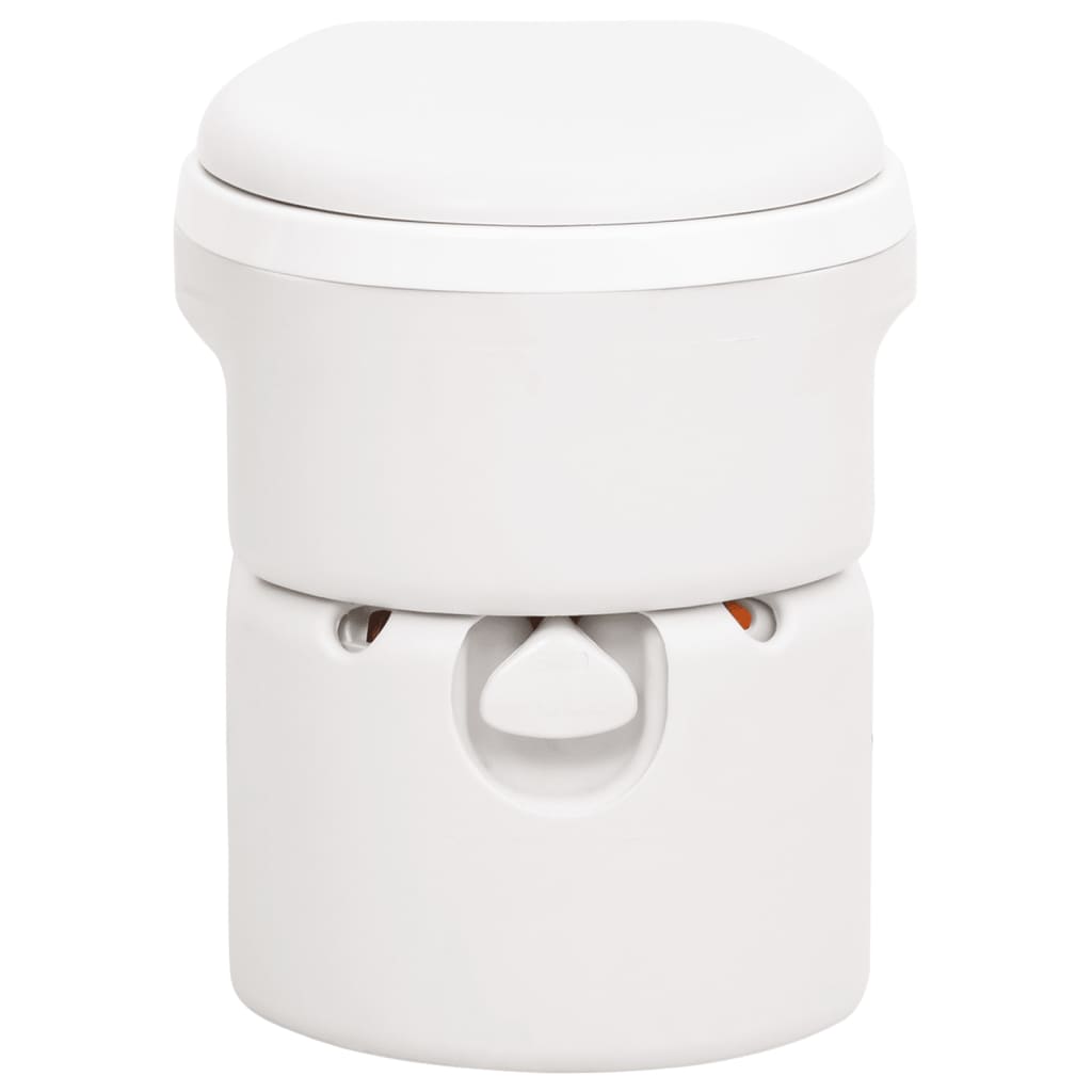 Integreeritav matkatualett, valge, 24+17 l, HDPE ja PP