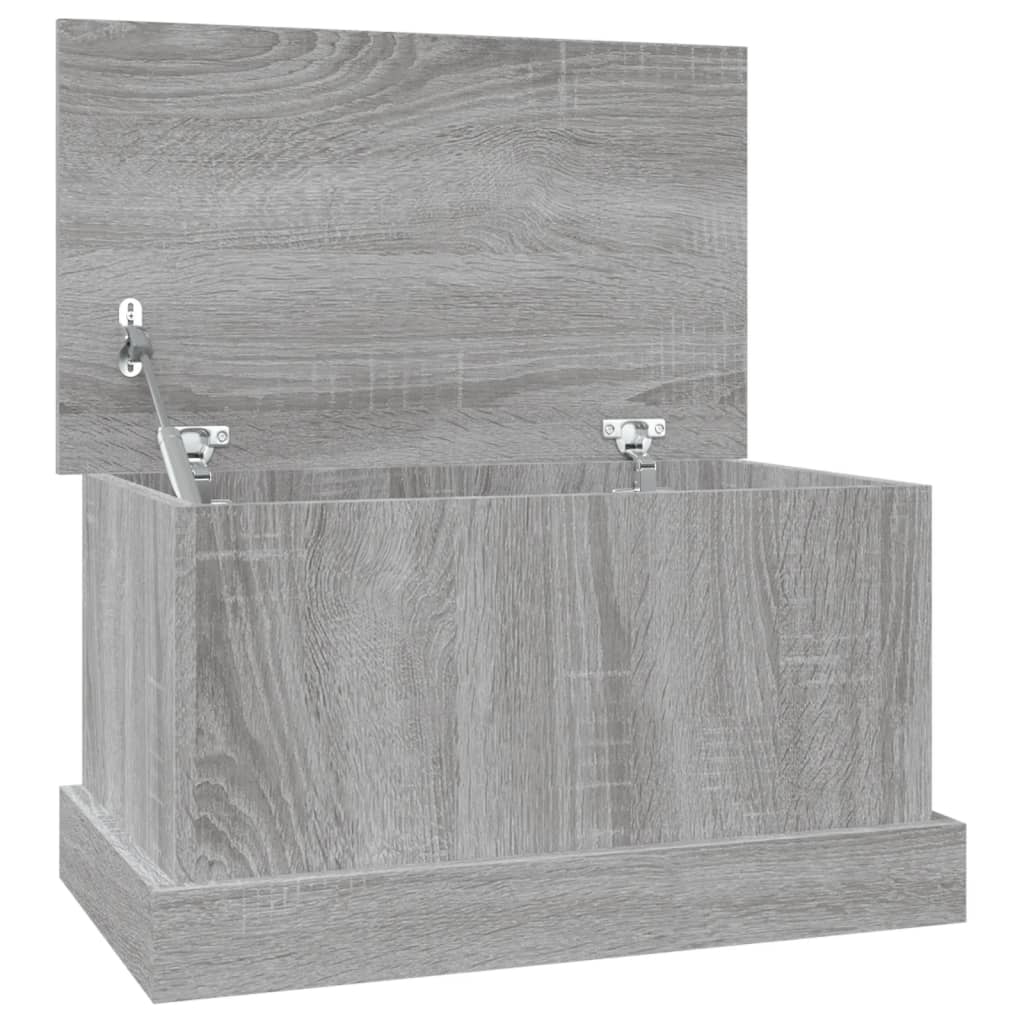 Hoiukast, hall Sonoma tamm, 50 x 30 x 28 cm, tehispuit