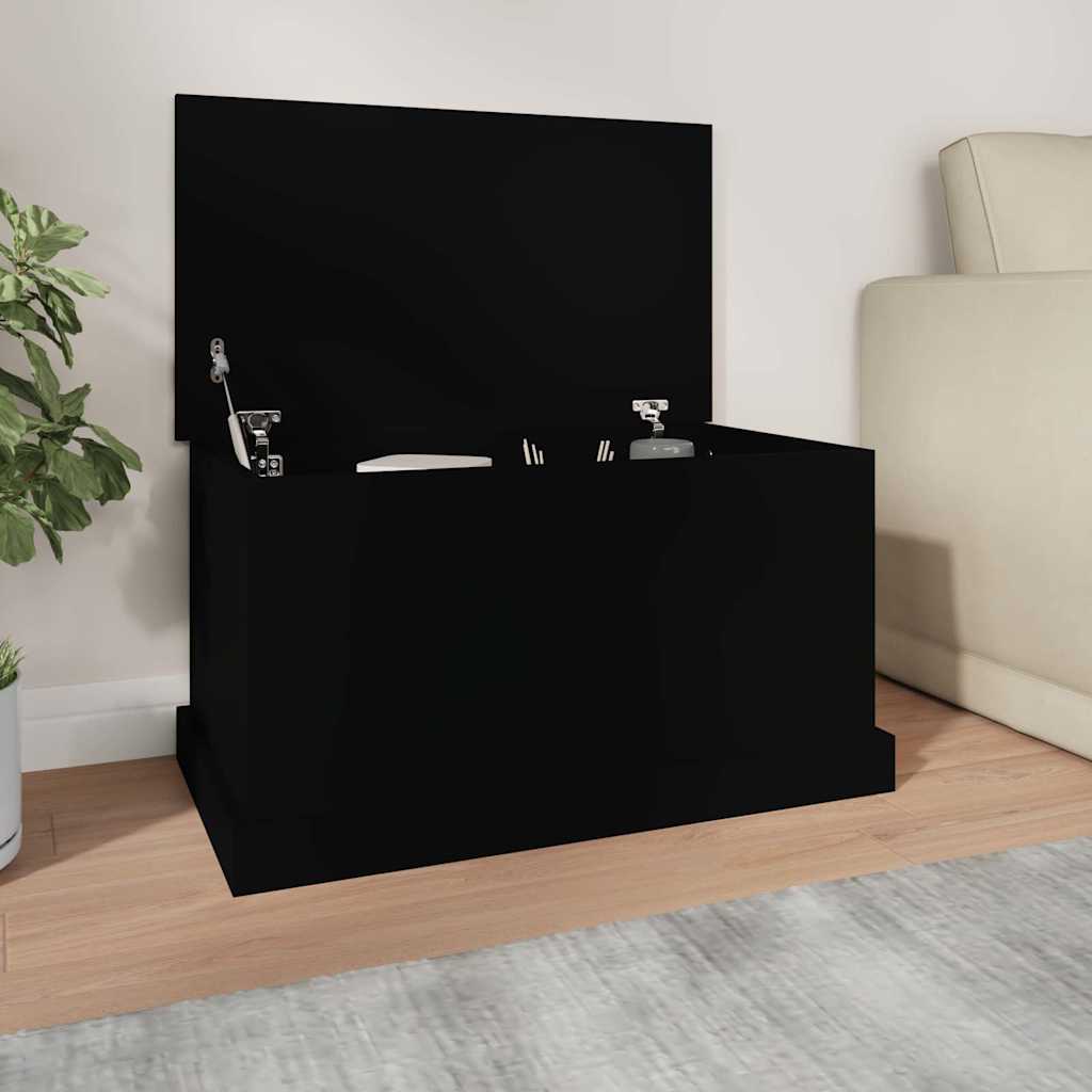 Hoiukast, must, 70x40x38 cm, tehispuit