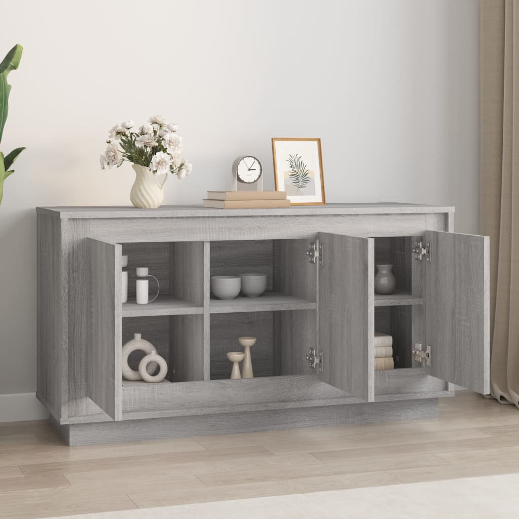 Puhvetkapp, hall Sonoma tamm, 102x35x55 cm tehispuit