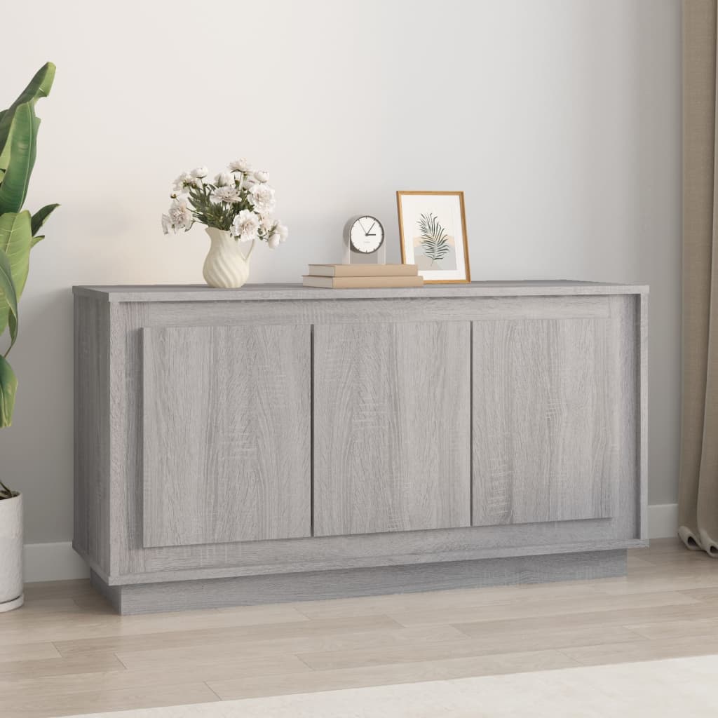 Puhvetkapp, hall Sonoma tamm, 102x35x55 cm tehispuit