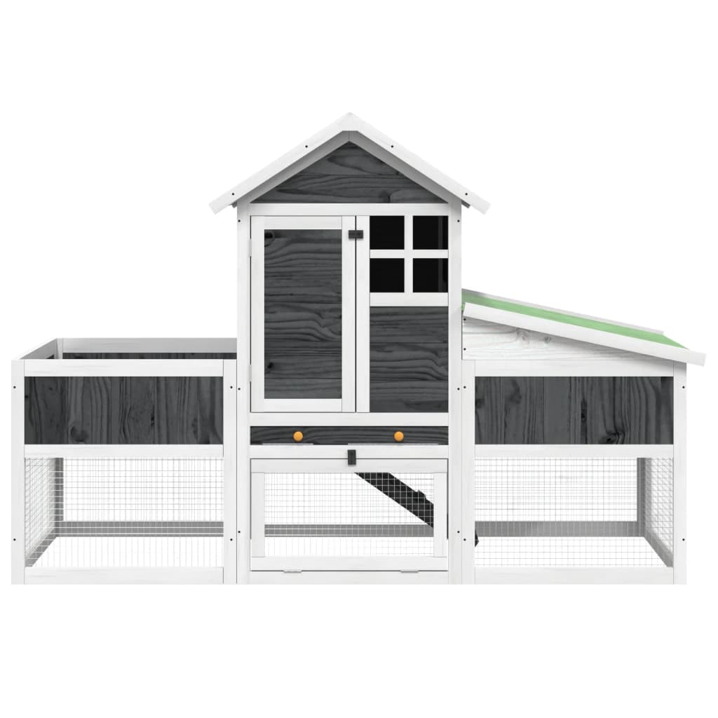 Küülikupuur, hall, 170 x 63 x 113 cm, männipuit