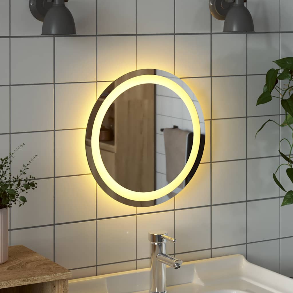 LED vannitoapeegel 40 cm ümmargune