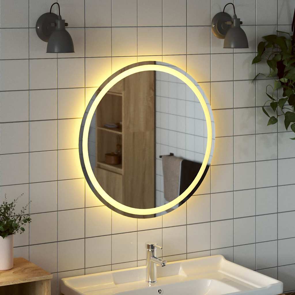 LED vannitoapeegel 70 cm ümmargune